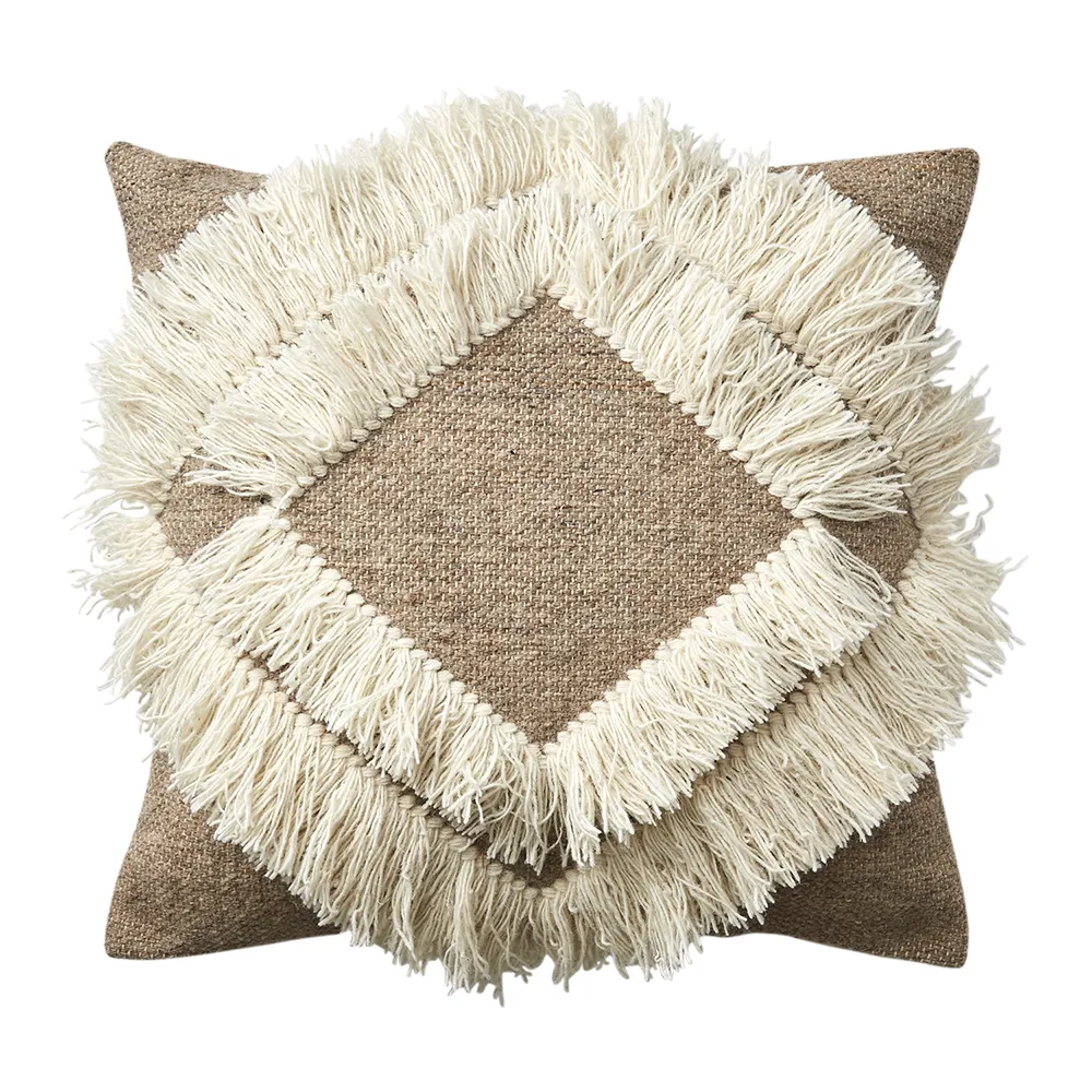 Affari of Sweden, MINNA kuddfodral beige/vit