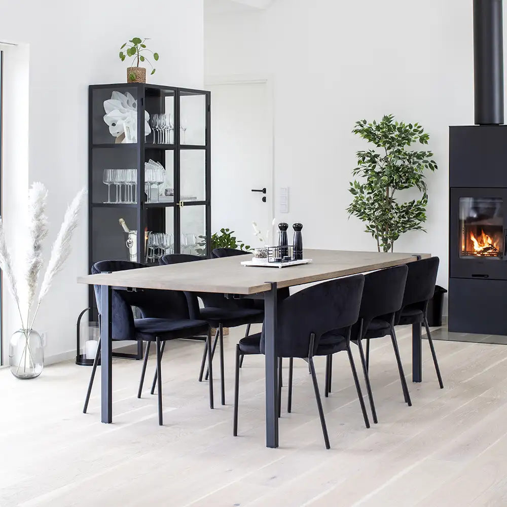 Gap Matstol svart 2-pack