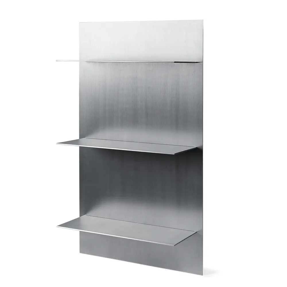 ferm living, vägghylla lager i metall large
