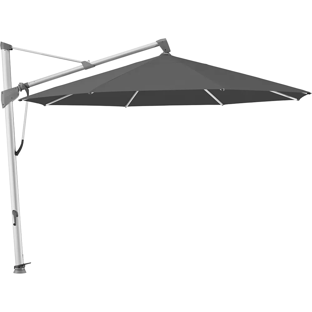 Glatz Sombrano S+ frihängande parasoll 350 cm anodizerad alu  Kat.5 809 Midnight