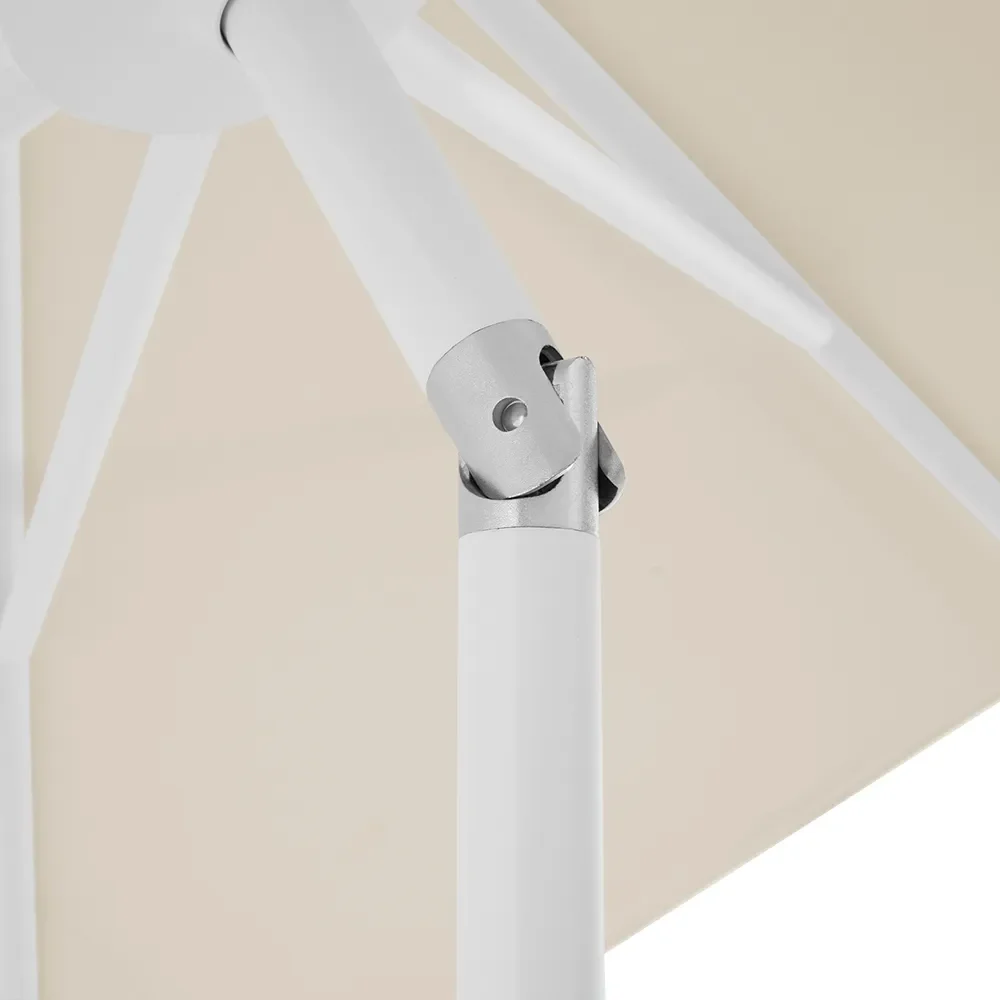 Twist 300 cm parasoll matt white Kat.5 806 Forge