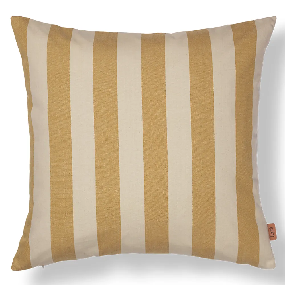 Produktfoto för Ferm Living - Strand Outdoor Cushion - Kudde - Warm Yellow/Parchment - W50 x H50 cm