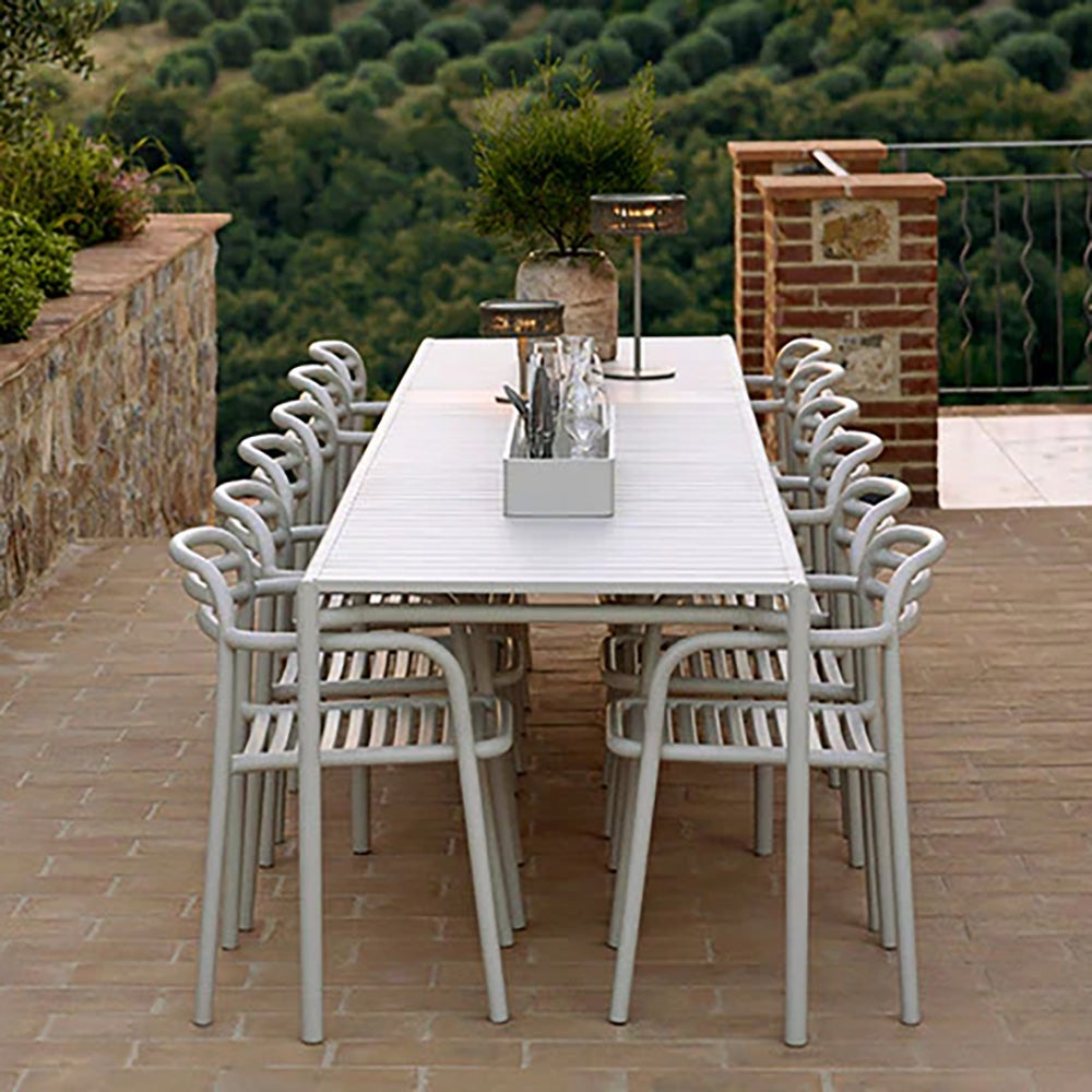 Bliss matbord tilläggsplatta inkl ben Sand aluminium