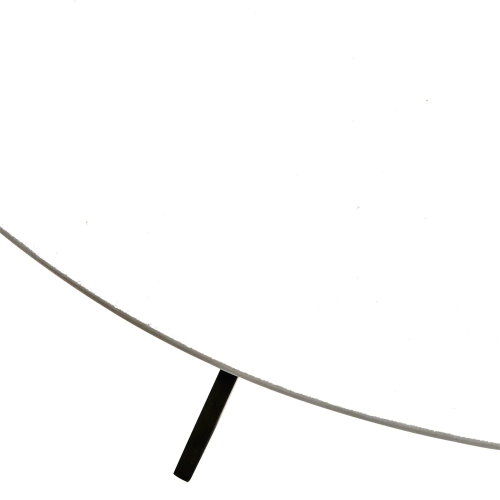 MILAN bord vit/svart Ø120