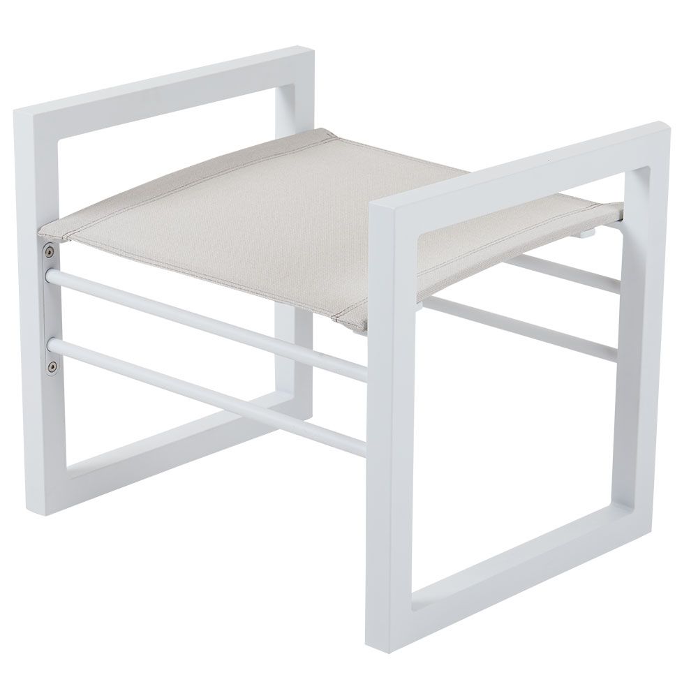 brafab, vevi fotpall vit/vit
