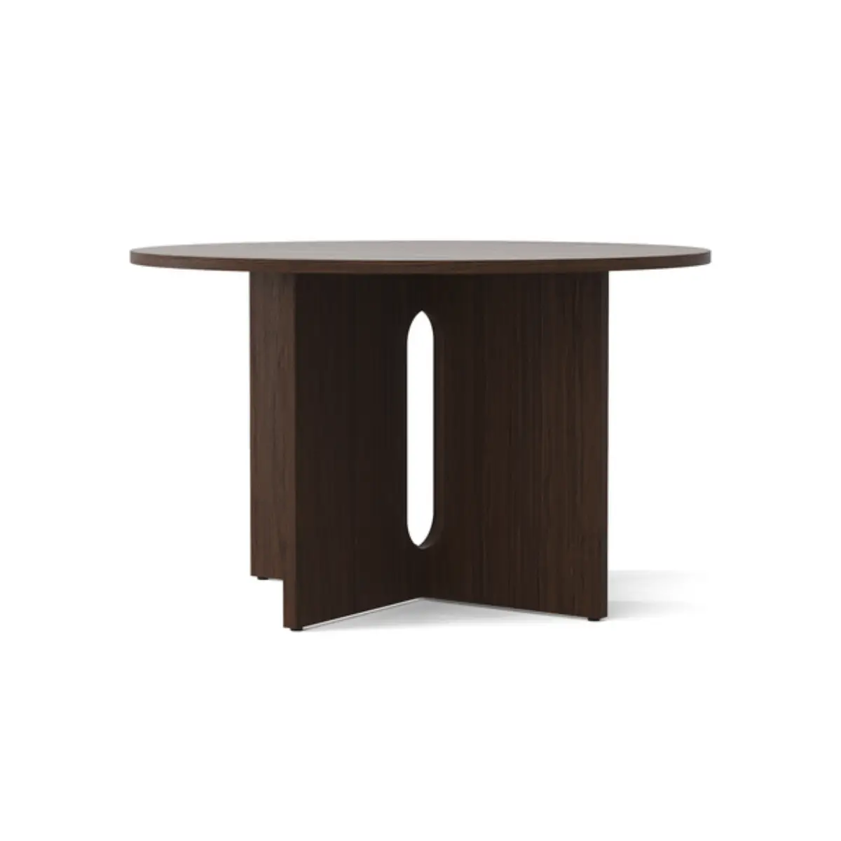 Audo CPH, Androgyne Matbord- Mörk Ek - Ø120 cm