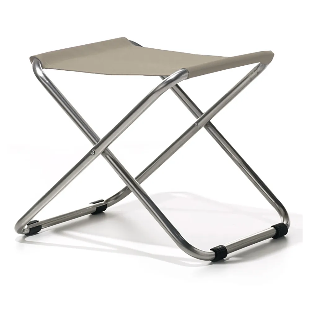 fiam, chico fotpall taupe aluminium/textilene