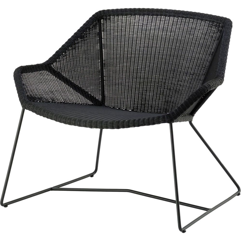 cane-line, breeze loungestol black