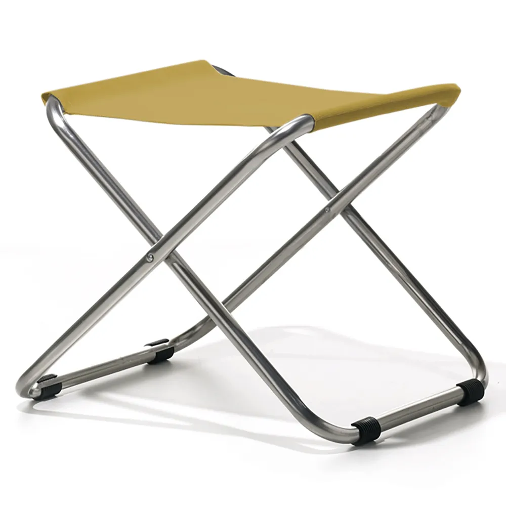 fiam, chico fotpall senape aluminium/textilene