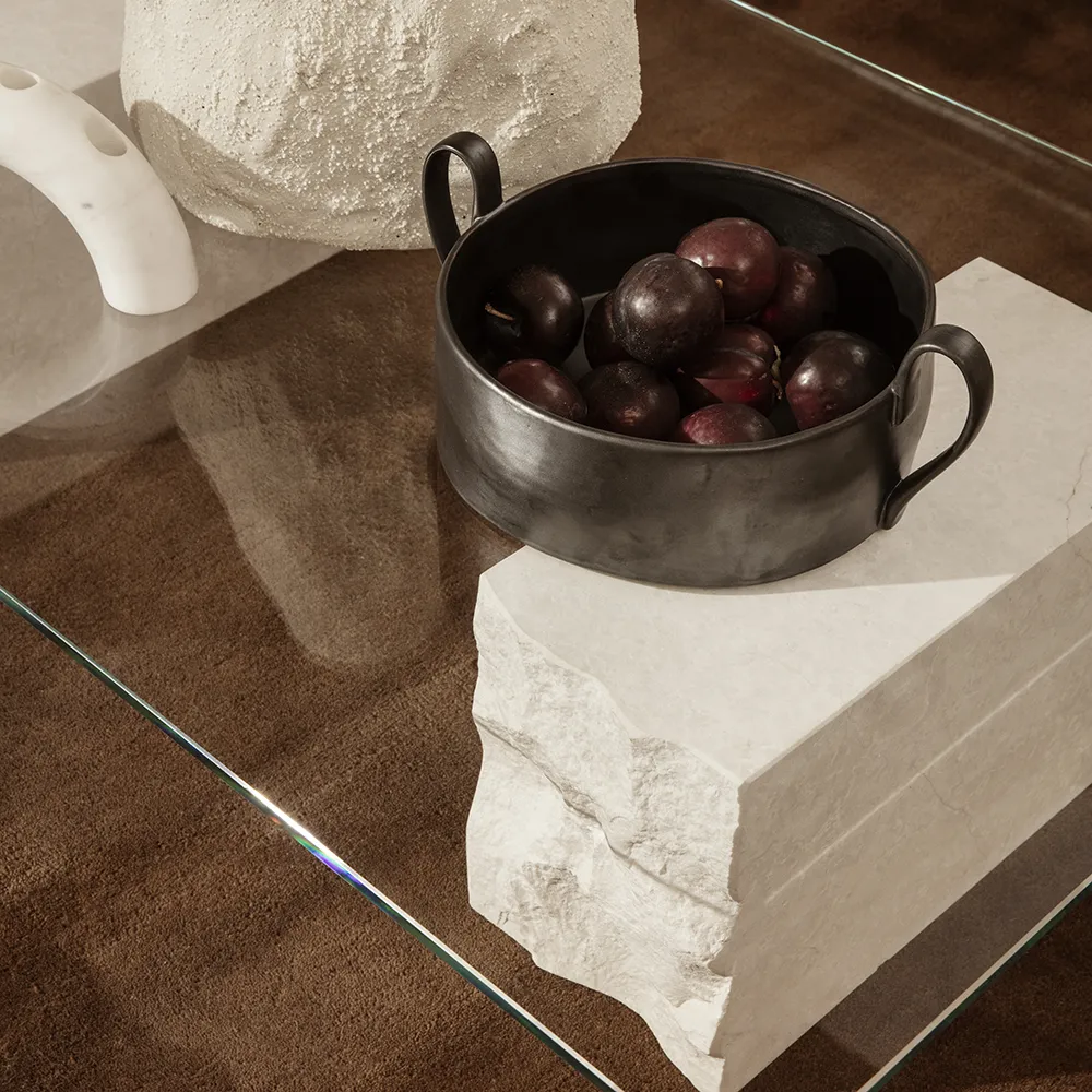 Mineral Soffbord - Bianco Curia