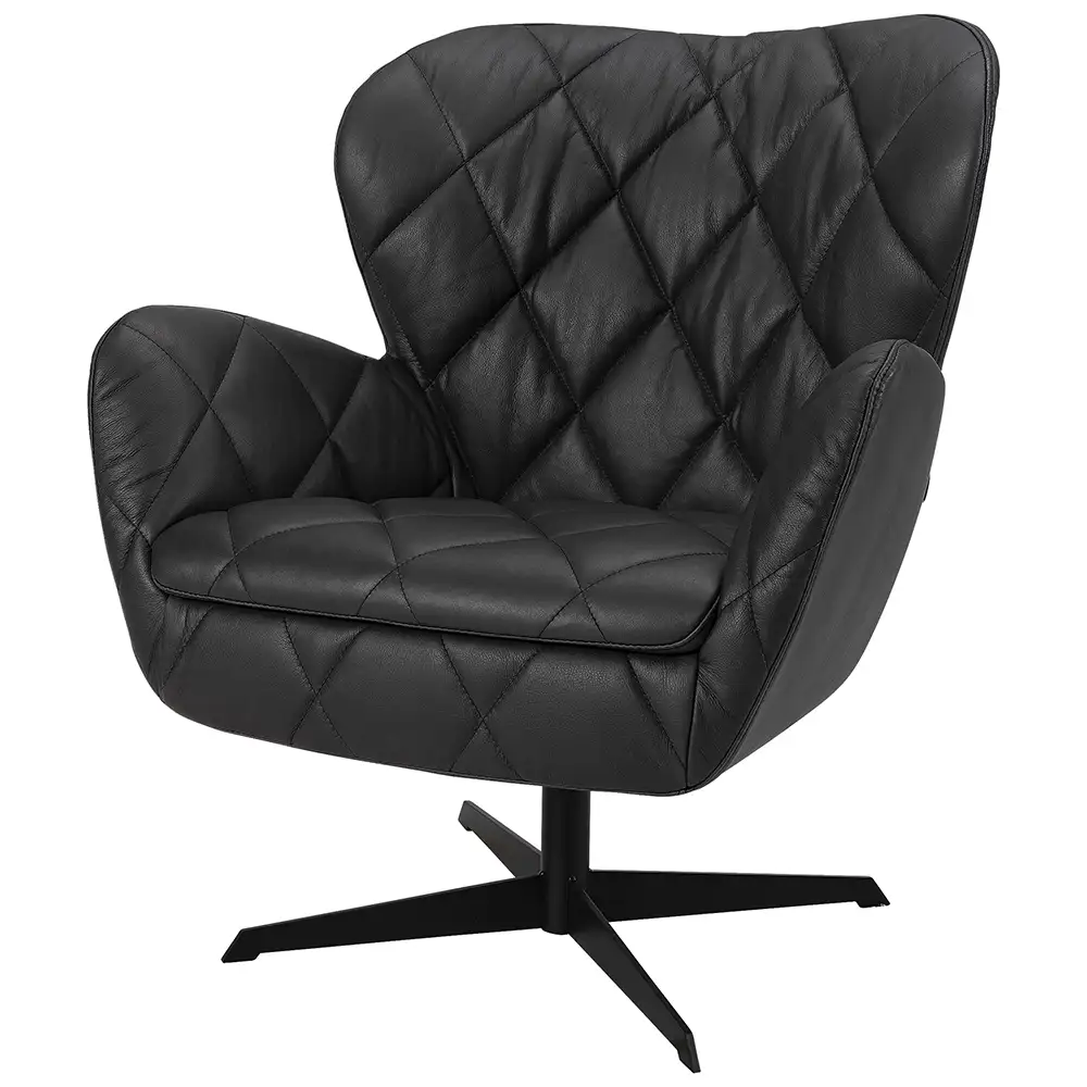 artwood, jade fåtölj anthracite leather