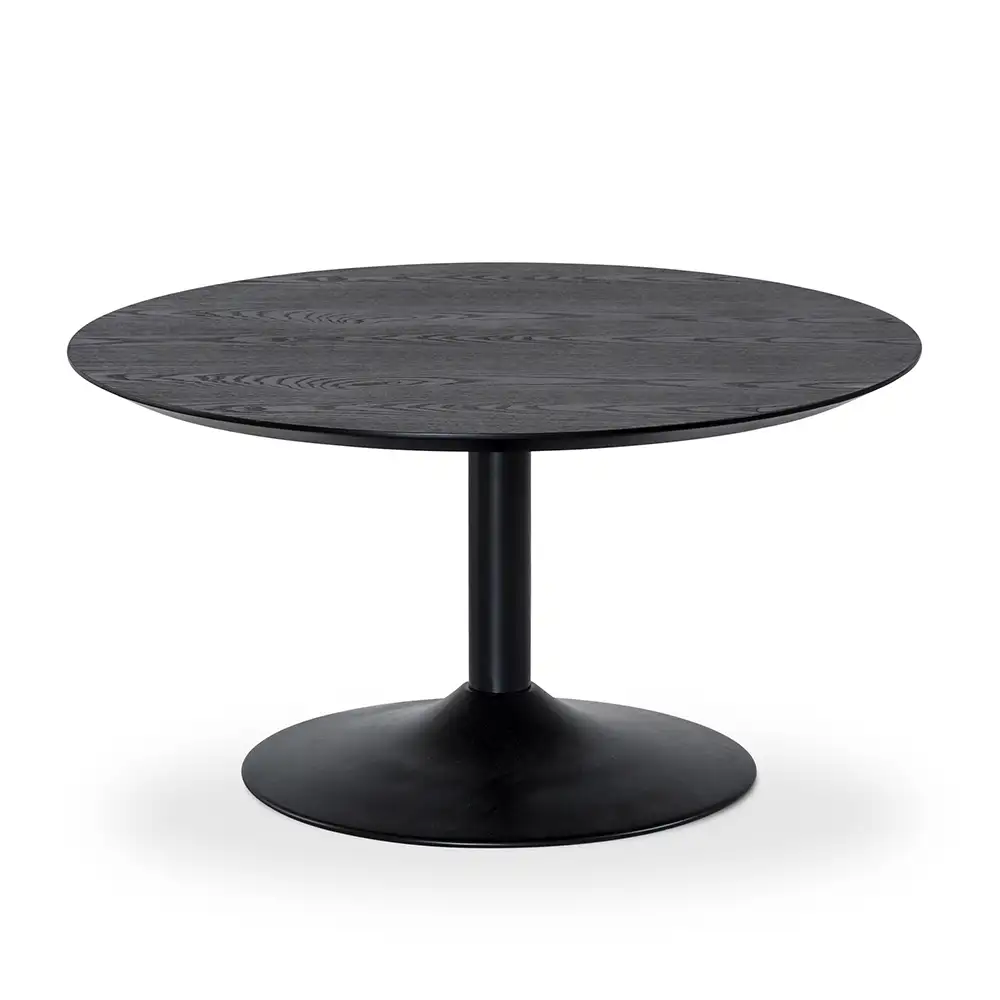 torkelson, miles soffbord trumpetfot 80 cm svartbetsad ask