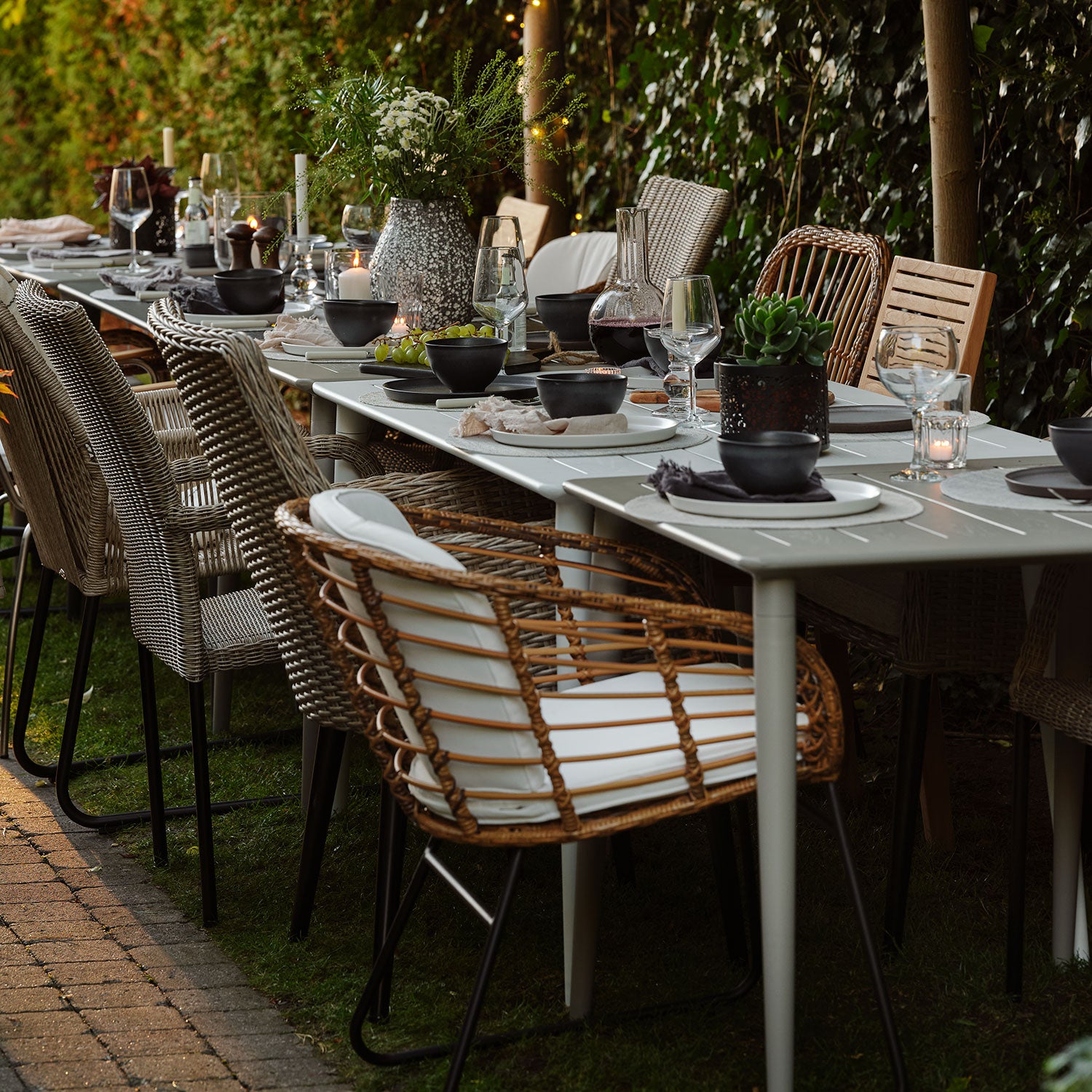 Covelo matstol natur/vit