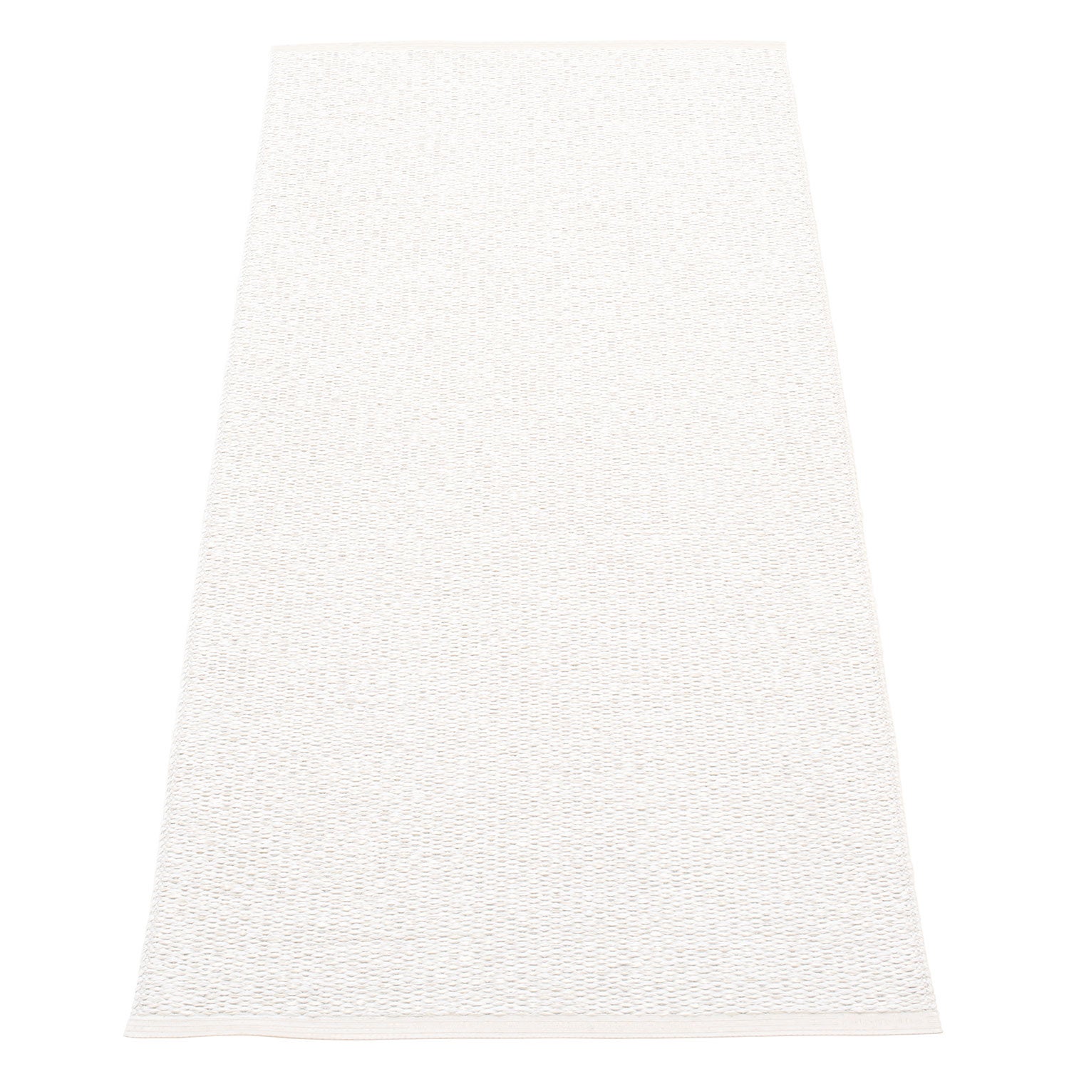 pappelina, svea matta 70x160 cm white metallic / white