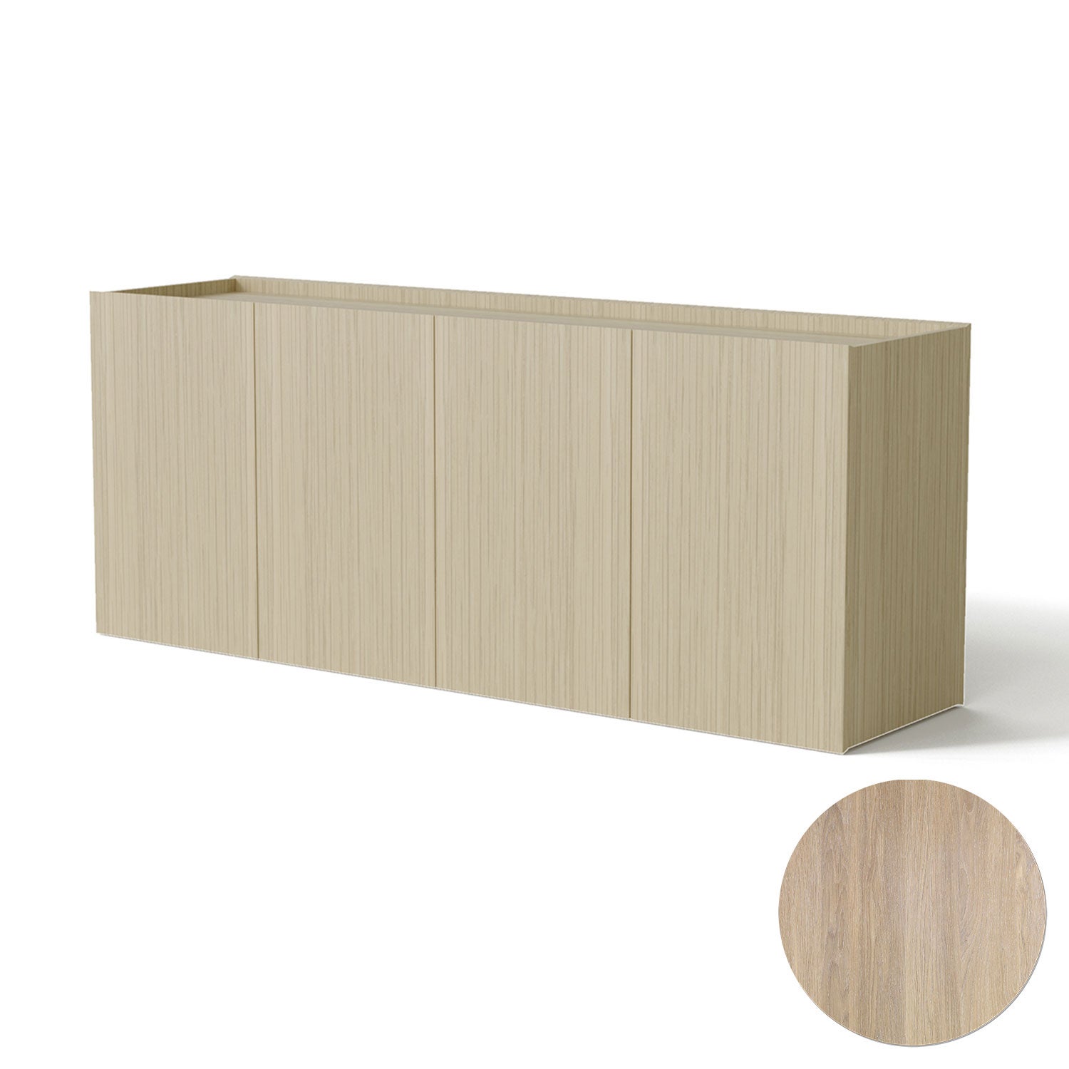 skovby, sm404 skänk ek vitolja 169x43x68cm