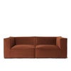 Catena Sofa Armrest Left S400 Rich Velvet - 21 Rust