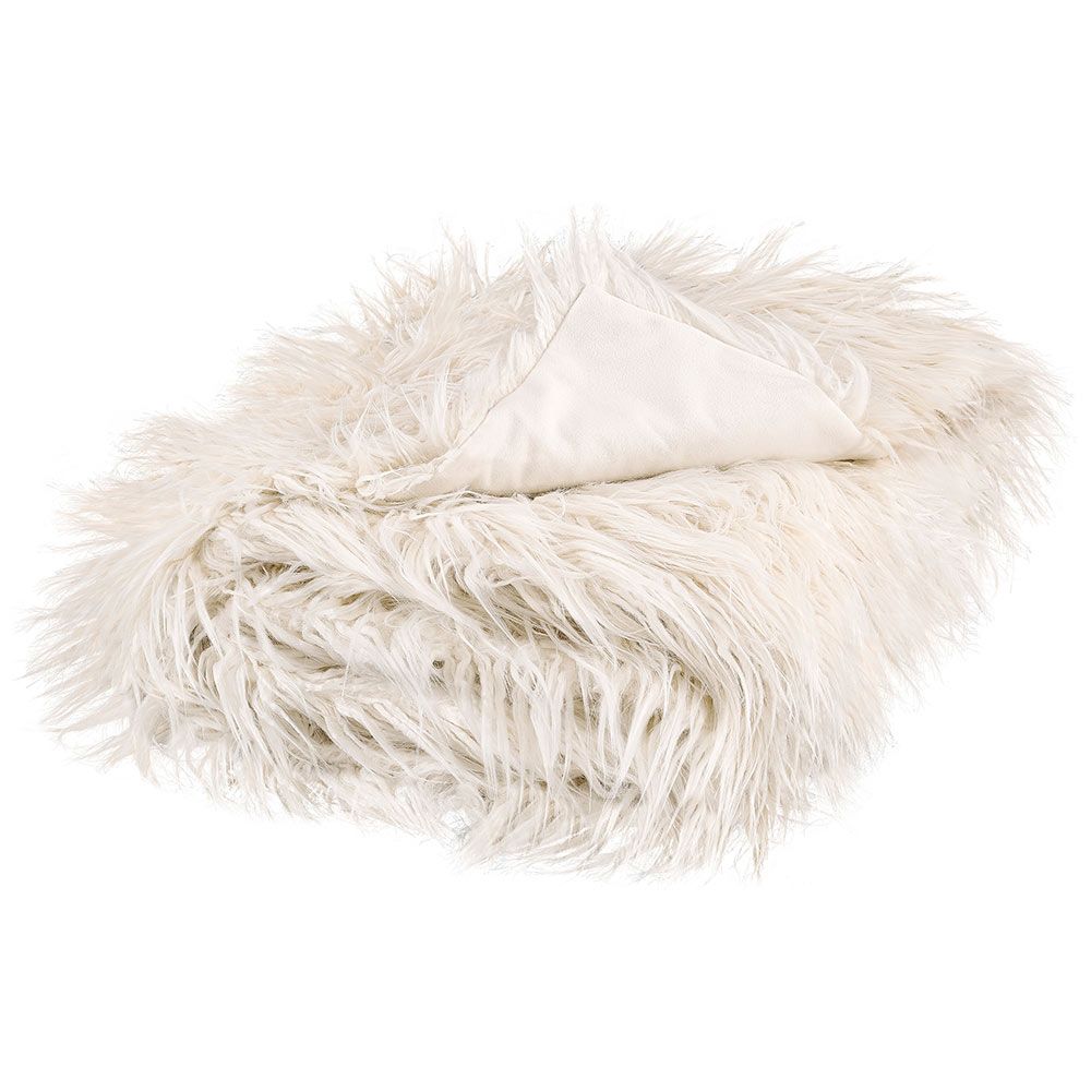 Pläd Mongolian Cream 150 X 200 Cm