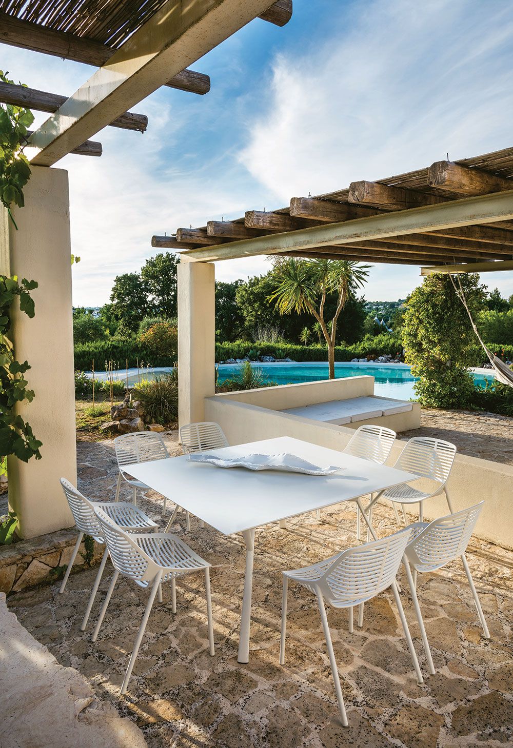 Forest matstol pearly gold 