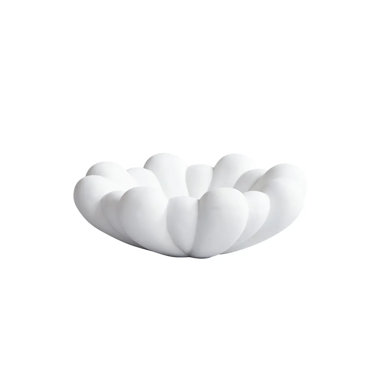 101 Copenhagen, Handgjord Dekorationsskål Bloom Bone White Ø 28,5 cm