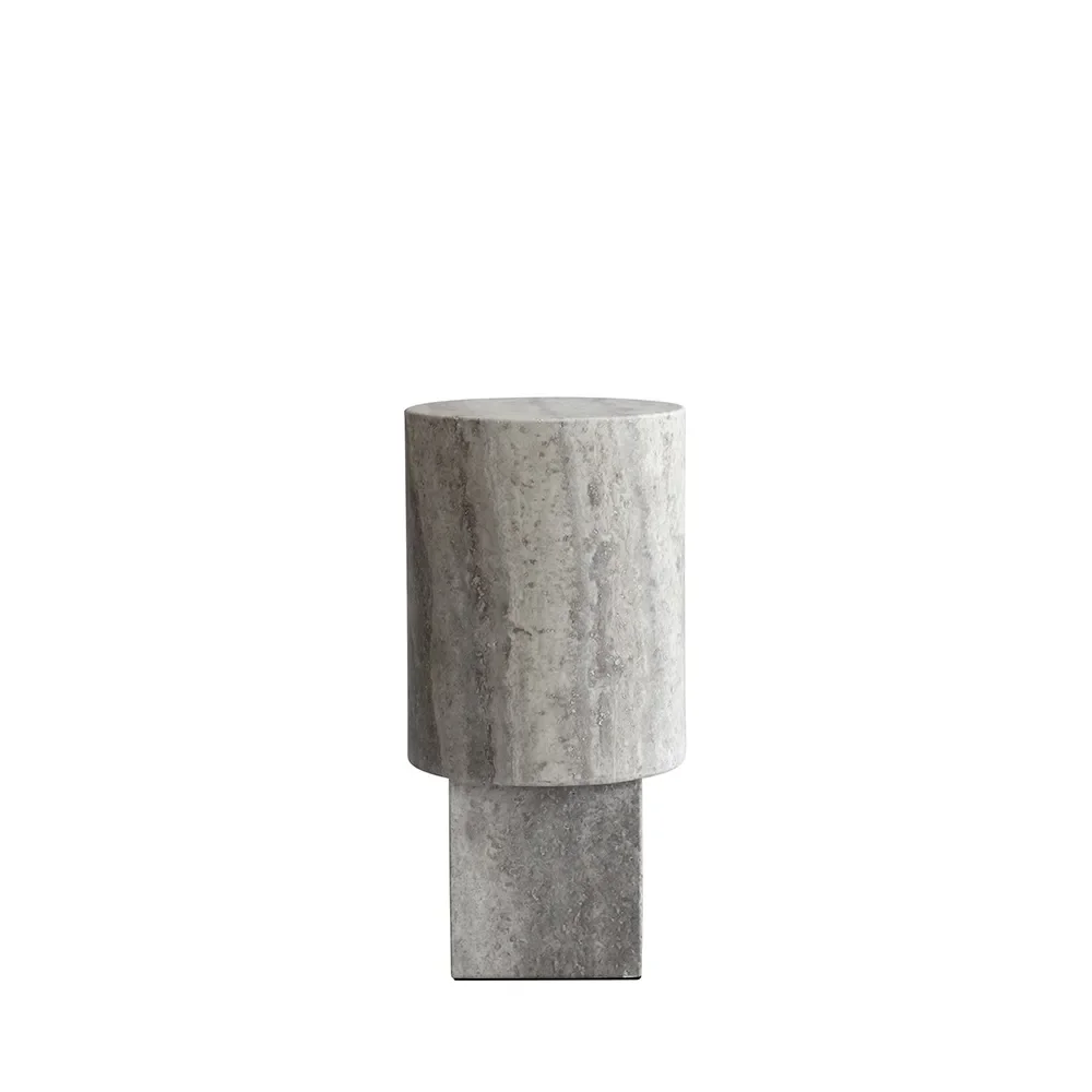 101 Copenhagen, Column bord - Silver Travertine