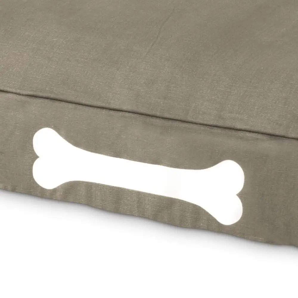 doggielounge L canvas Hundbädd recycled taupe grey