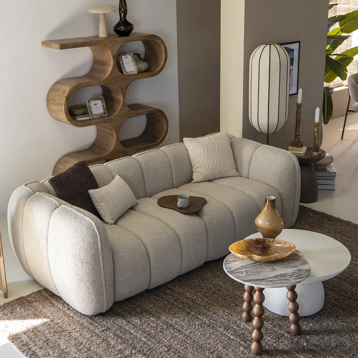 Soffa Cubetto (2,5-sits) Taupe
