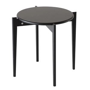 Tilia Sidobord Ø51 cm Svartbetsad Ek