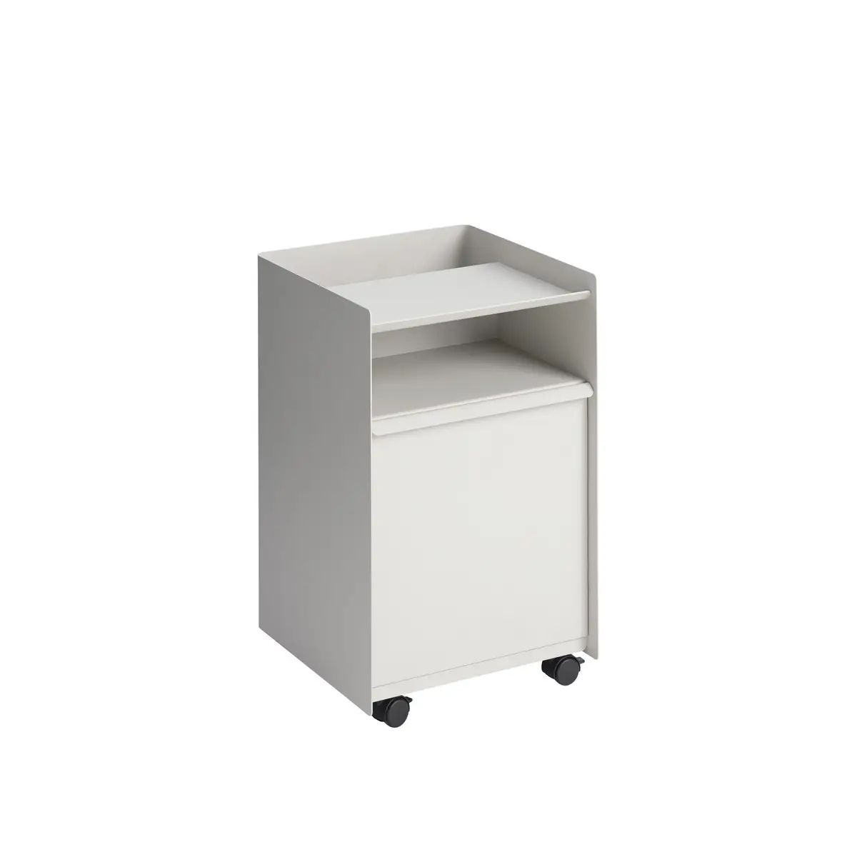 Muuto, Folded Trolley H 61,5 cm Drawer - Grey
