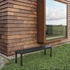 Linear Steel Bänk 110x34 cm Grey 