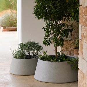 Soil kruka trapez liten Concrete structure, fiberglas