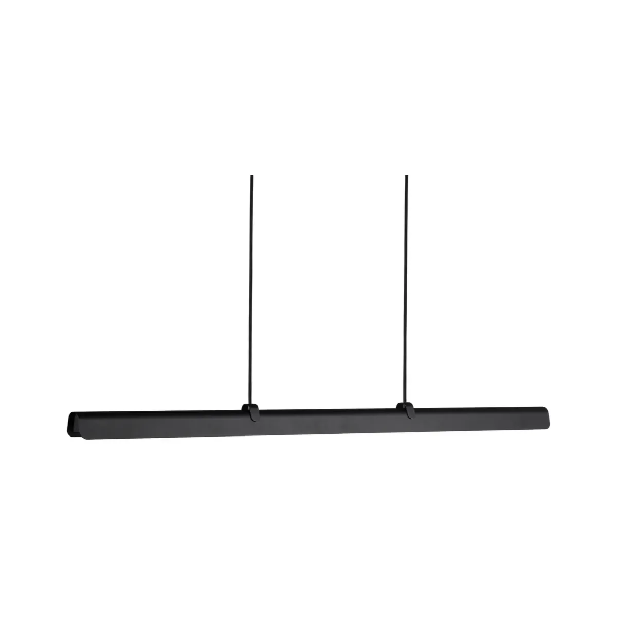 Fold linjär G2 takpendel L118 cm metall svartstruktur