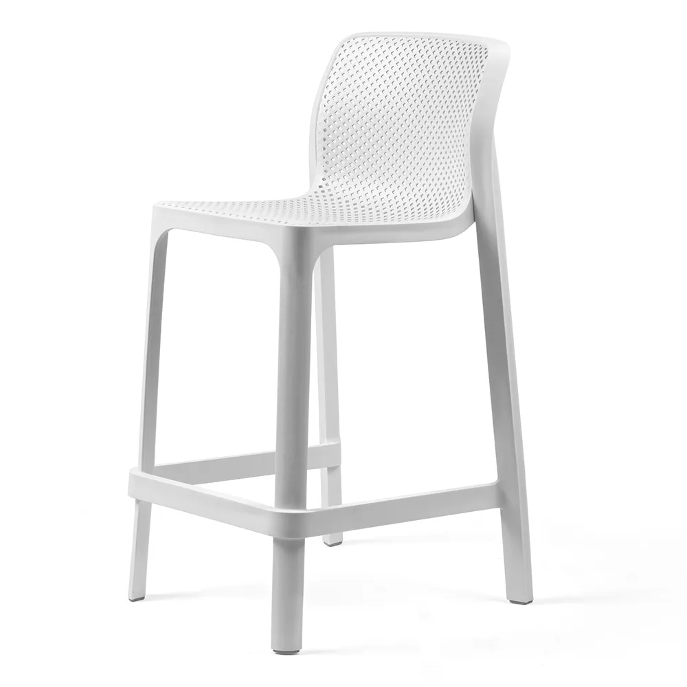 nardi, net barstol låg white