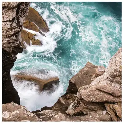 Väggdekor Raw Nature Portugal 120x120 cm