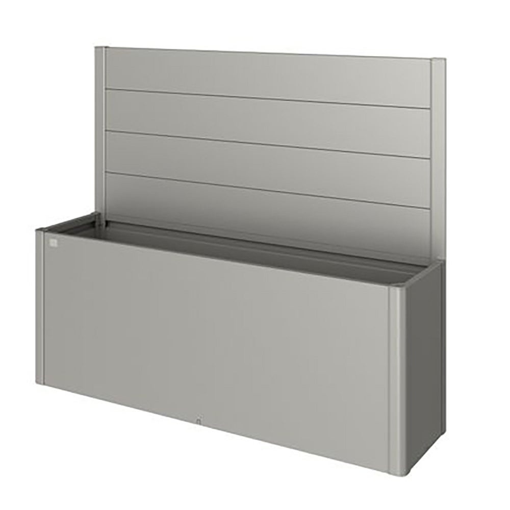 Skärm för odlingsbädd 4x1 m metall Quarts grå