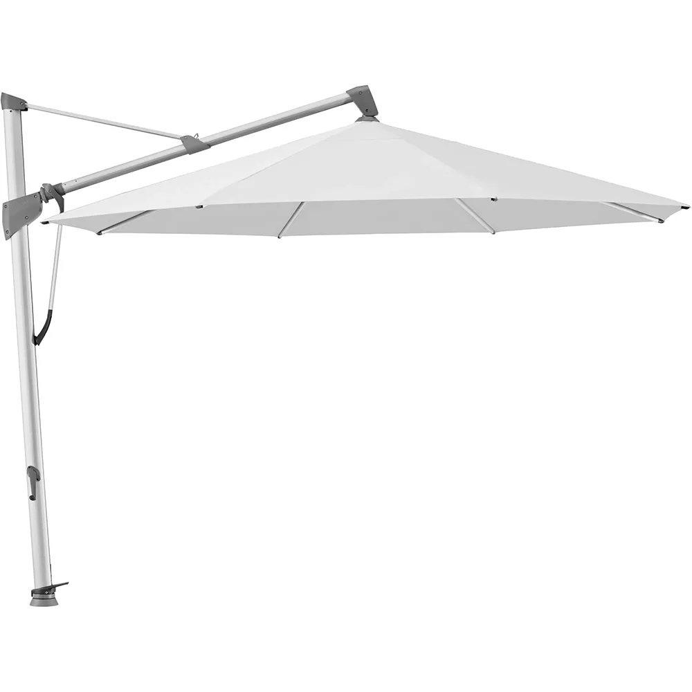 Glatz Sombrano S+ frihängande parasoll 350 cm anodizerad alu  Kat.5 550 Cement