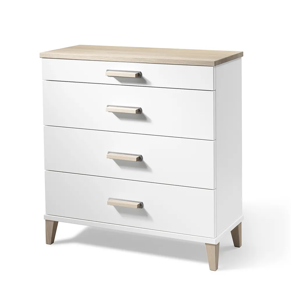 Malva Byrå H76 B70 Vitlack/Vitoljad Ek