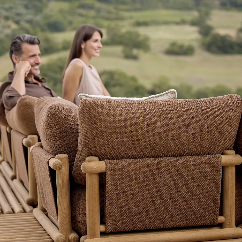 Sticks divansoffa Teak/desert sand