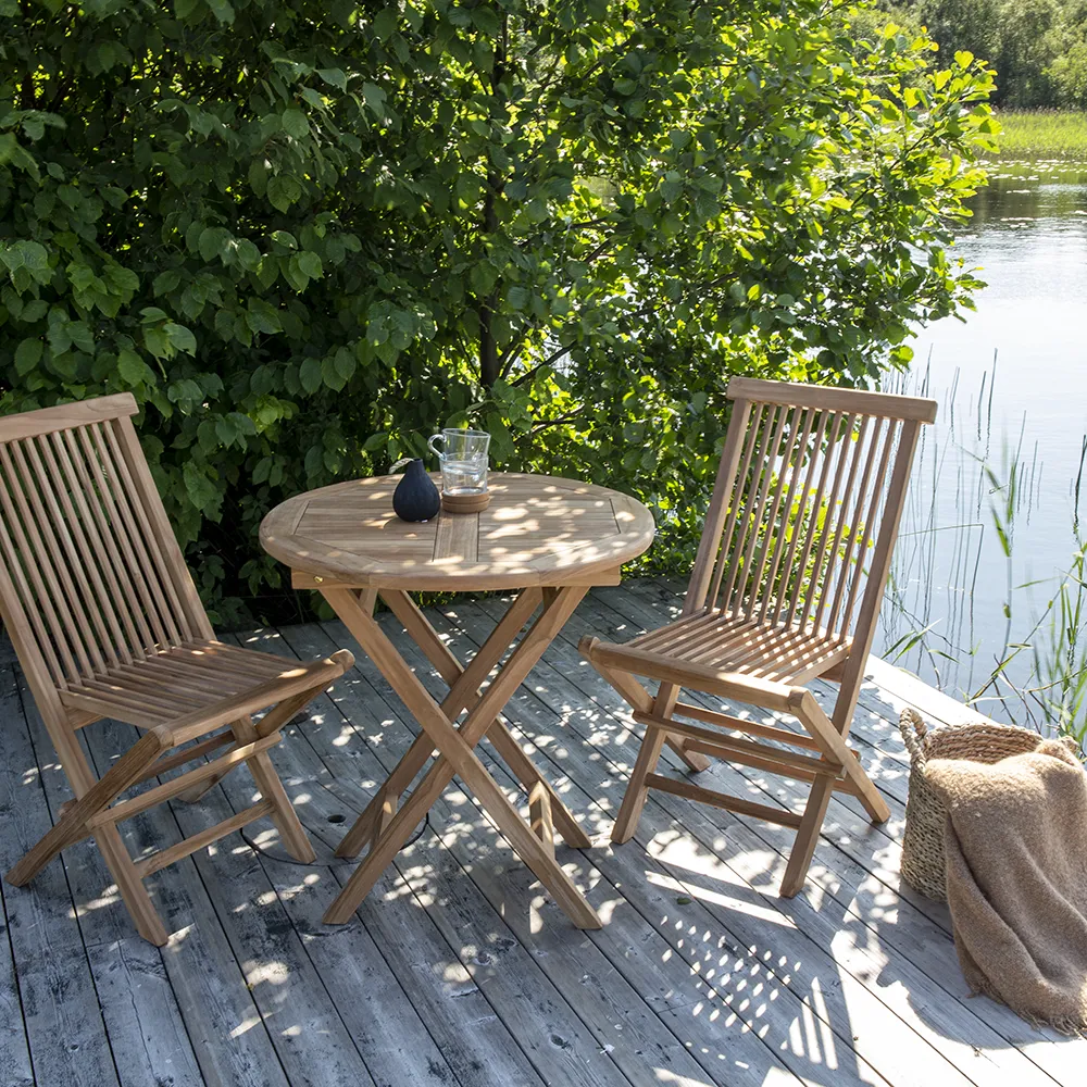 Kenya Cafébord Ø70 cm Teak