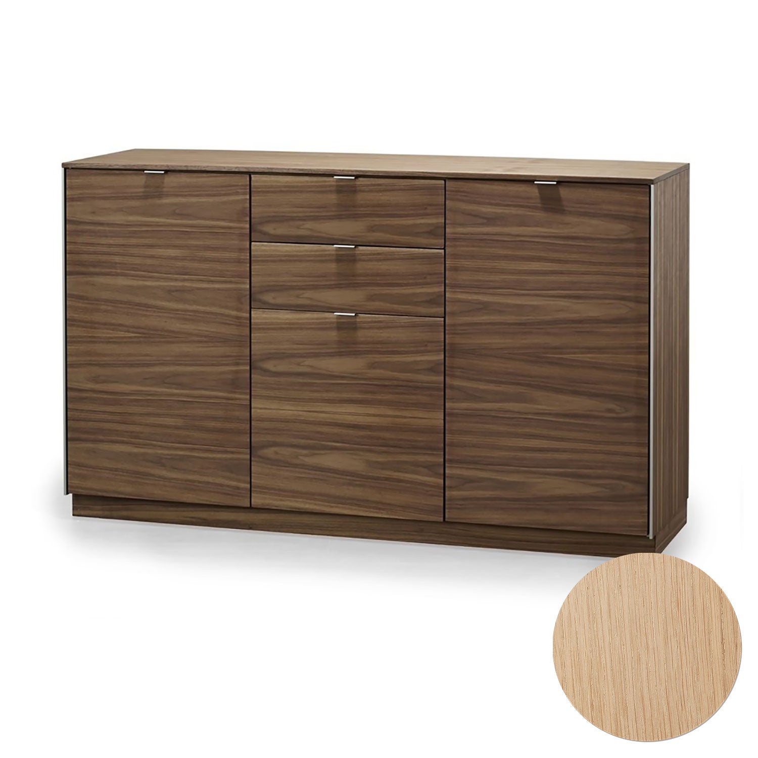 skovby, sm932 skänk ek såpa 146x44x88cm