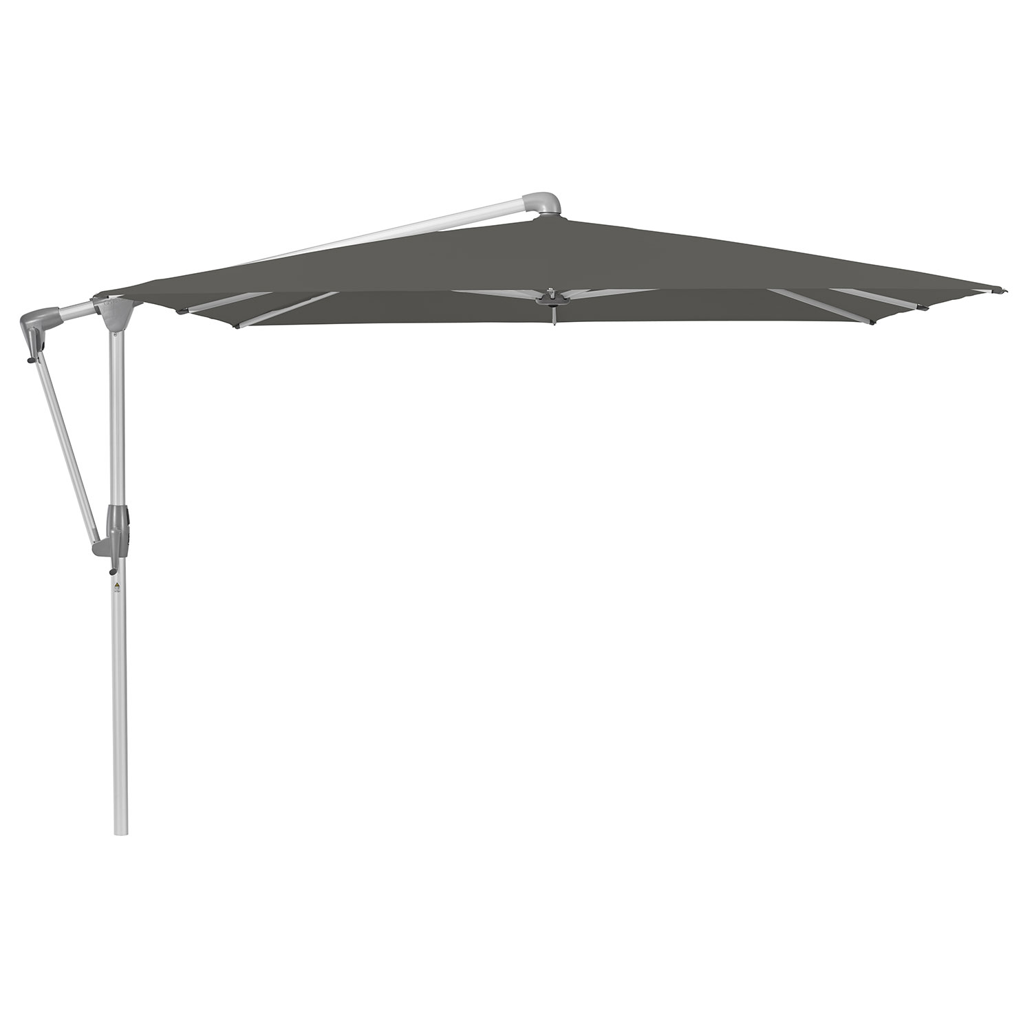 Glatz Sunwing Casa frihängande parasoll 300×240 cm kat.5 anodizerad alu / 502 thunder