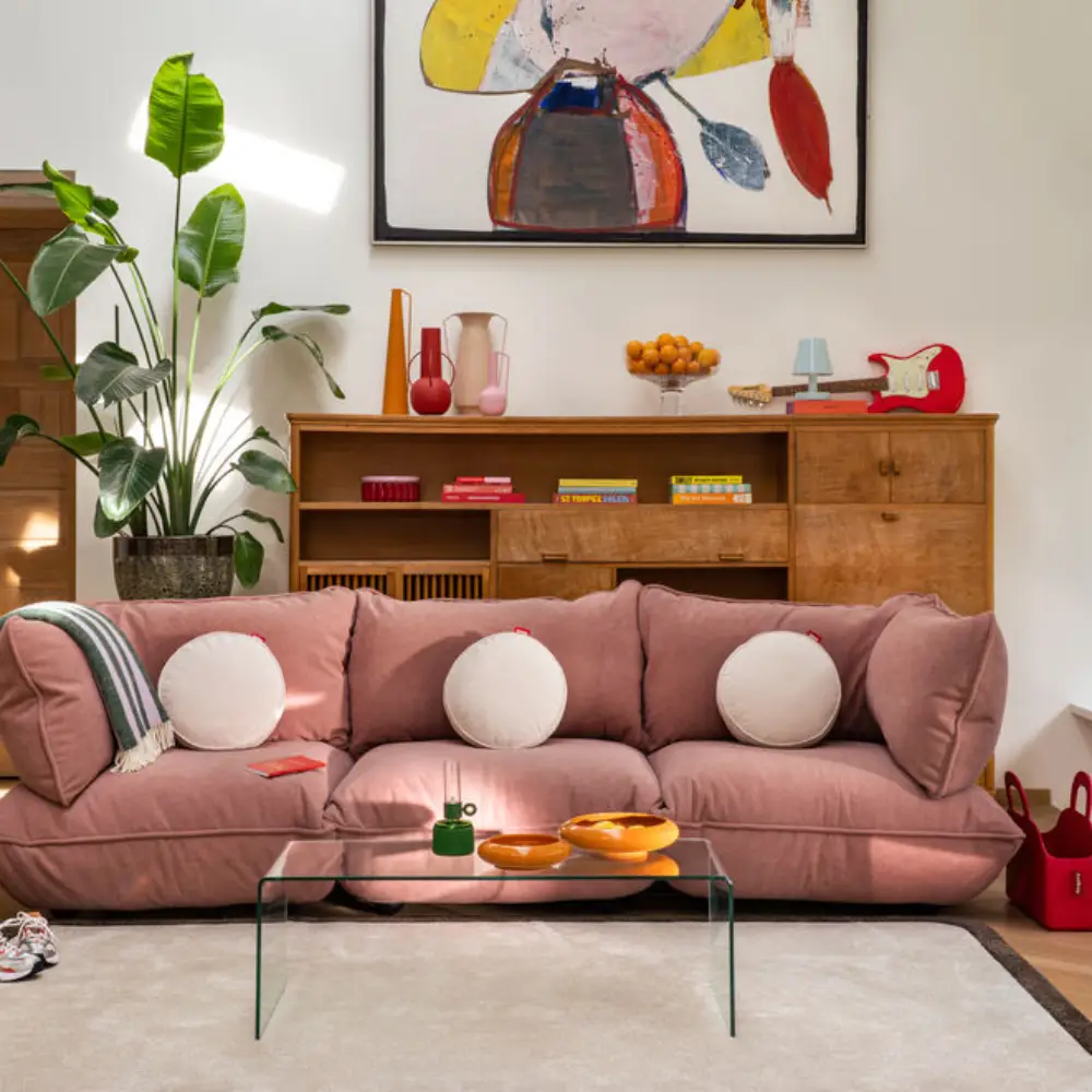 sumo armstöd cord recycled soft pink