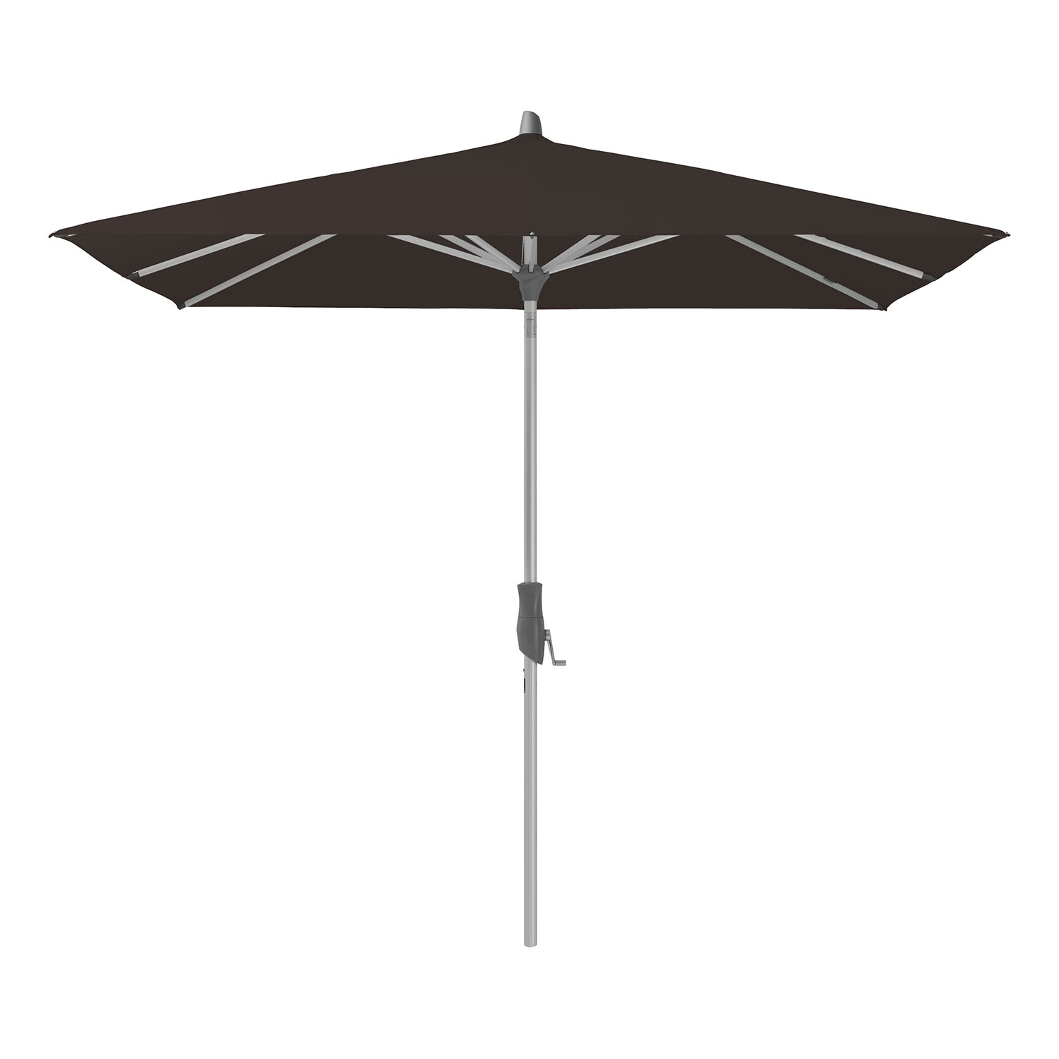 Glatz Alu-twist parasoll 240×240 cm cm kat.5 615 black
