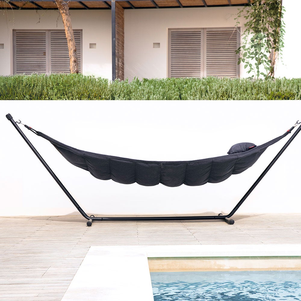 Headdemock superb sahara incl. kudde & ställning black 