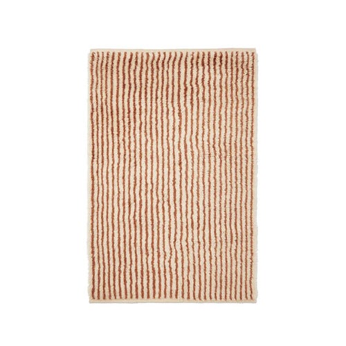 Kami Knuten Matta 120x180 cm - Off-white/Red Brown