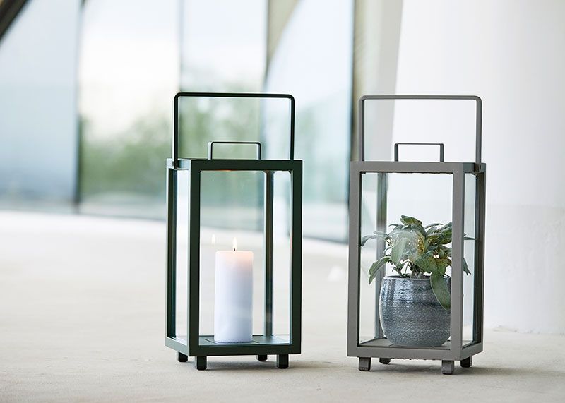 Lighthouse Ljuslykta Taupe Liten 