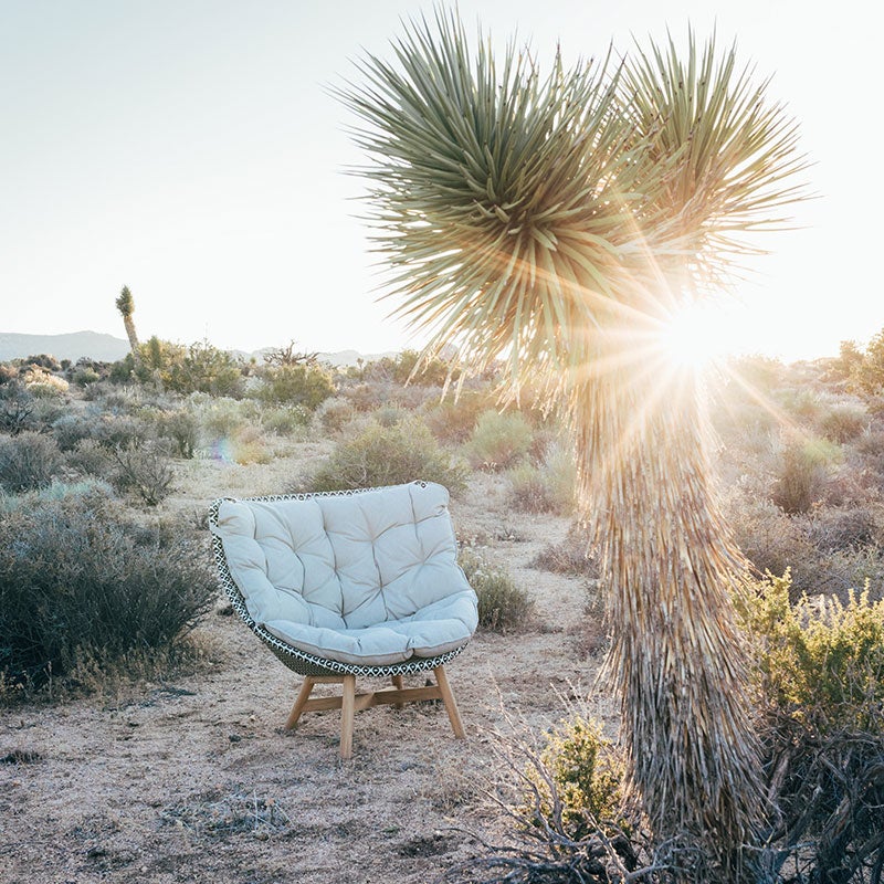 Mbrace loungefåtölj hög PEPPER