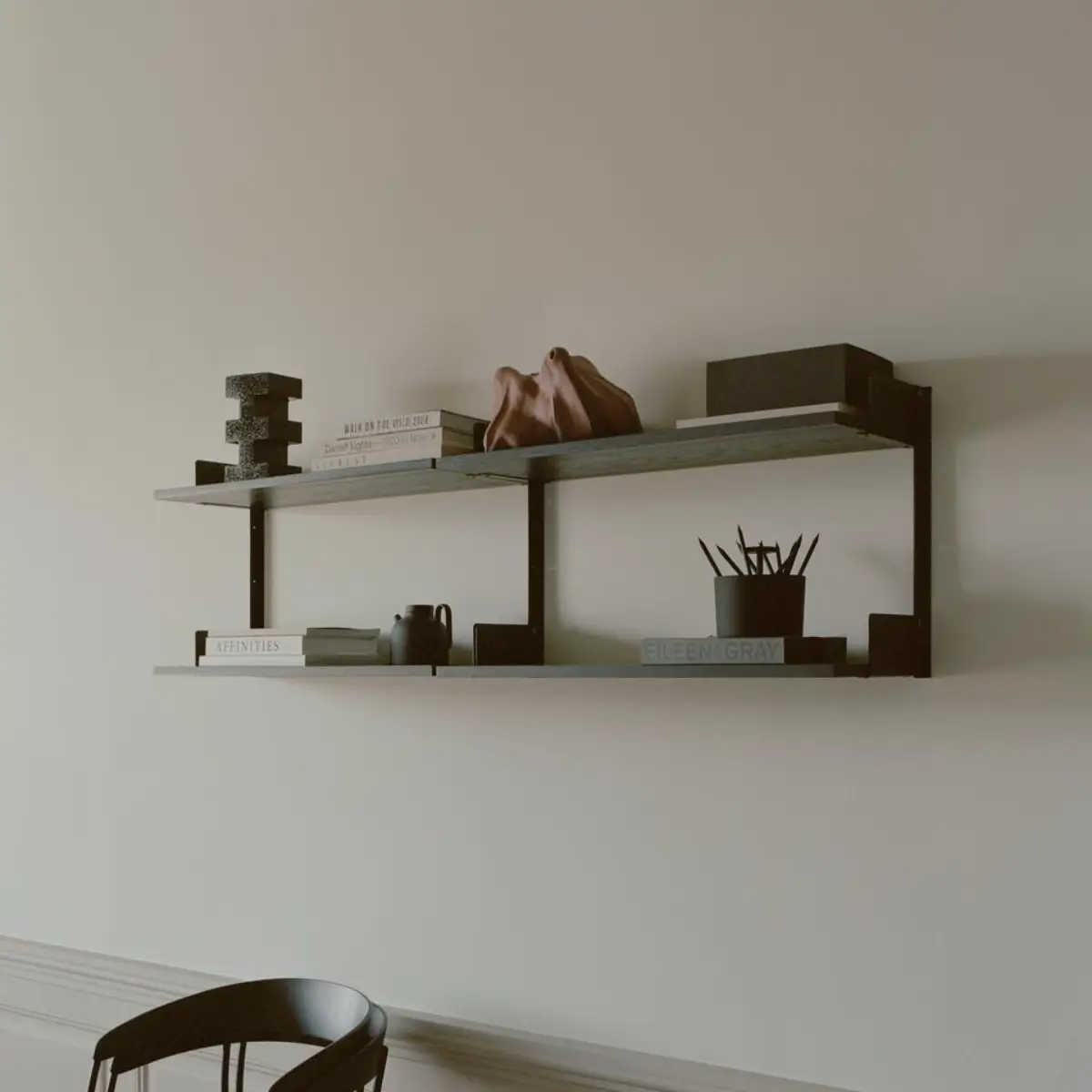 New Works Kammarbokhylla Svart Ask/Svart