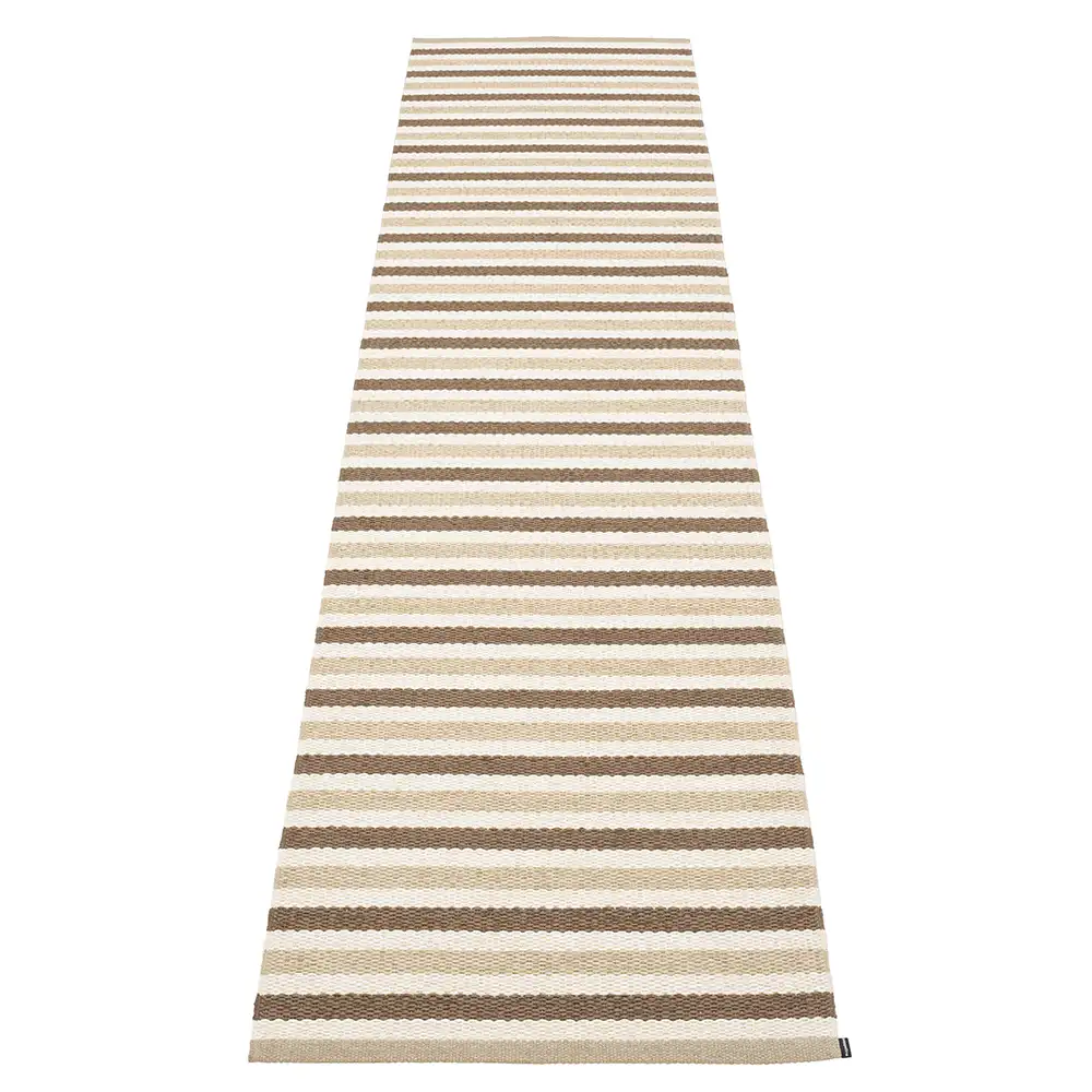 Produktfoto för Pappelina Teo matta 70 cm x 300 cm, brown/beige/vanilla