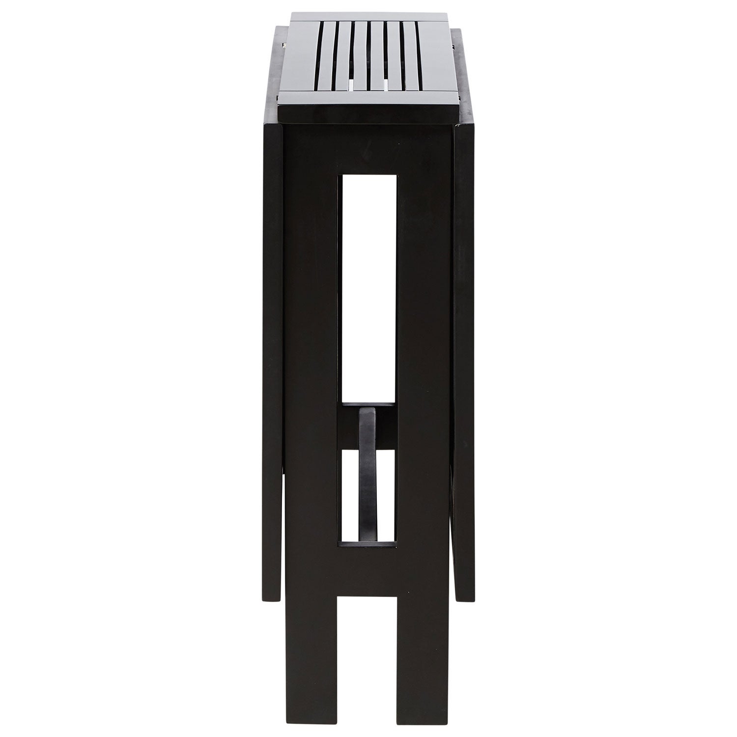 Butterfly balkongbord 65x130 cm svart 