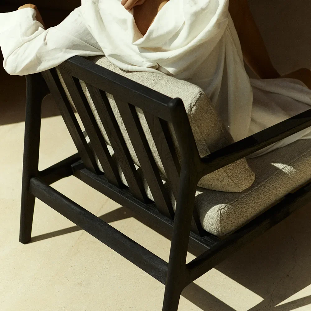 Jack Fåtölj Black/Off White 